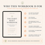 The Habit Reset Workbook: Build Better Habits, Break Patterns & Stay Consistent