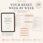 The Habit Reset Workbook: Build Better Habits, Break Patterns & Stay Consistent