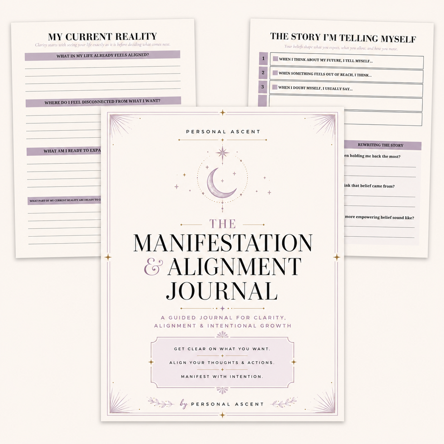 The Manifestation & Alignment Journal: Clarify Your Vision, Shift Your Mindset & Take Aligned Action