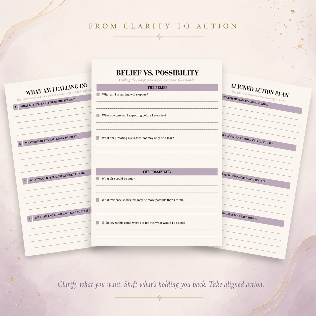 The Manifestation & Alignment Journal: Clarify Your Vision, Shift Your Mindset & Take Aligned Action