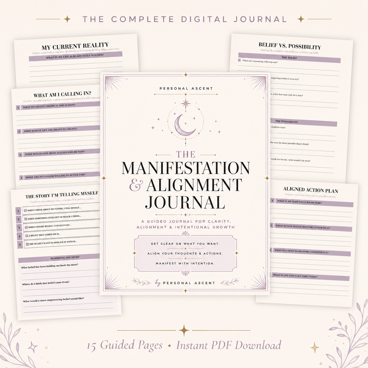 The Manifestation & Alignment Journal: Clarify Your Vision, Shift Your Mindset & Take Aligned Action