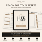 The 90-Day Reset: Life Reset & Personal Growth Planner