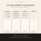 The 90-Day Reset: Life Reset & Personal Growth Planner
